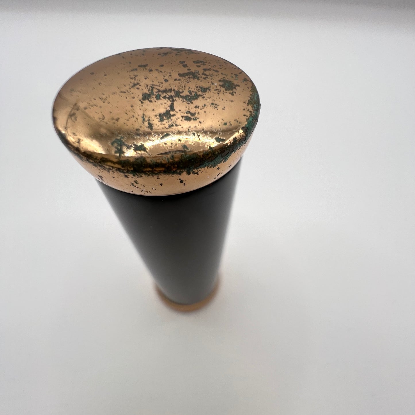 Vintage atomizer do perfum Patrys Paryż | czarno-złoty | lata 50./60. | francuski przedmiot kolekcjonerski