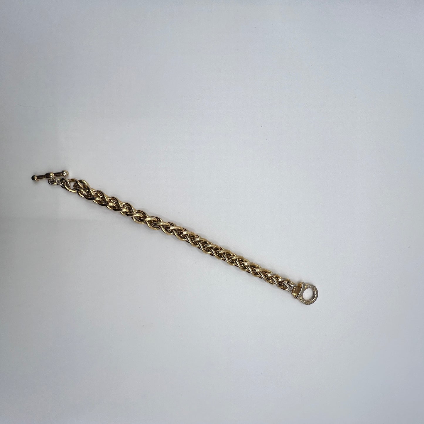 Vintage Bransoleta Guy Laroche Paris – Masywny Splot Chunky Chain