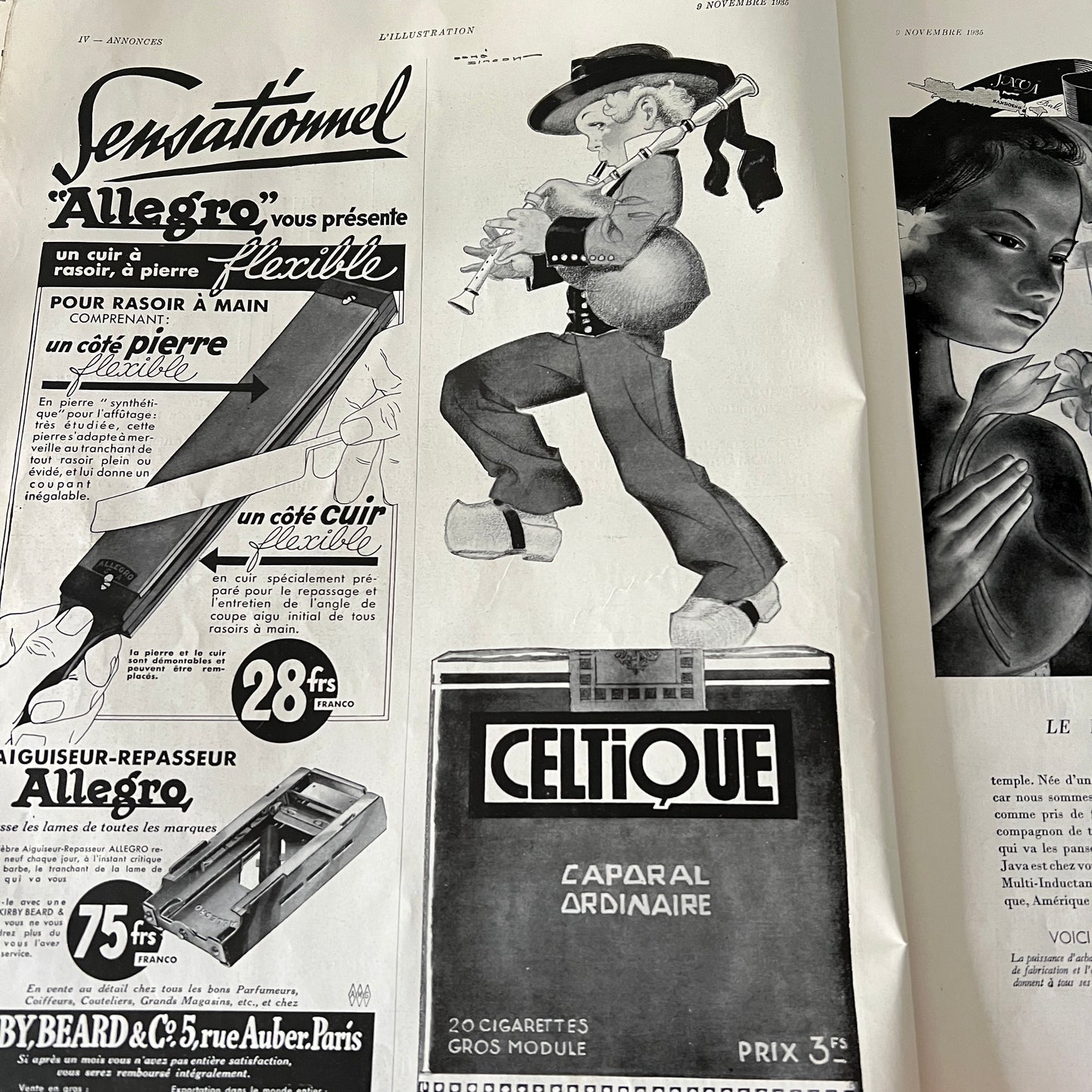 Unikatowy egzemplarz legendarnego francuskiego czasopisma „L'Illustration” z 9 listopada 1935 roku