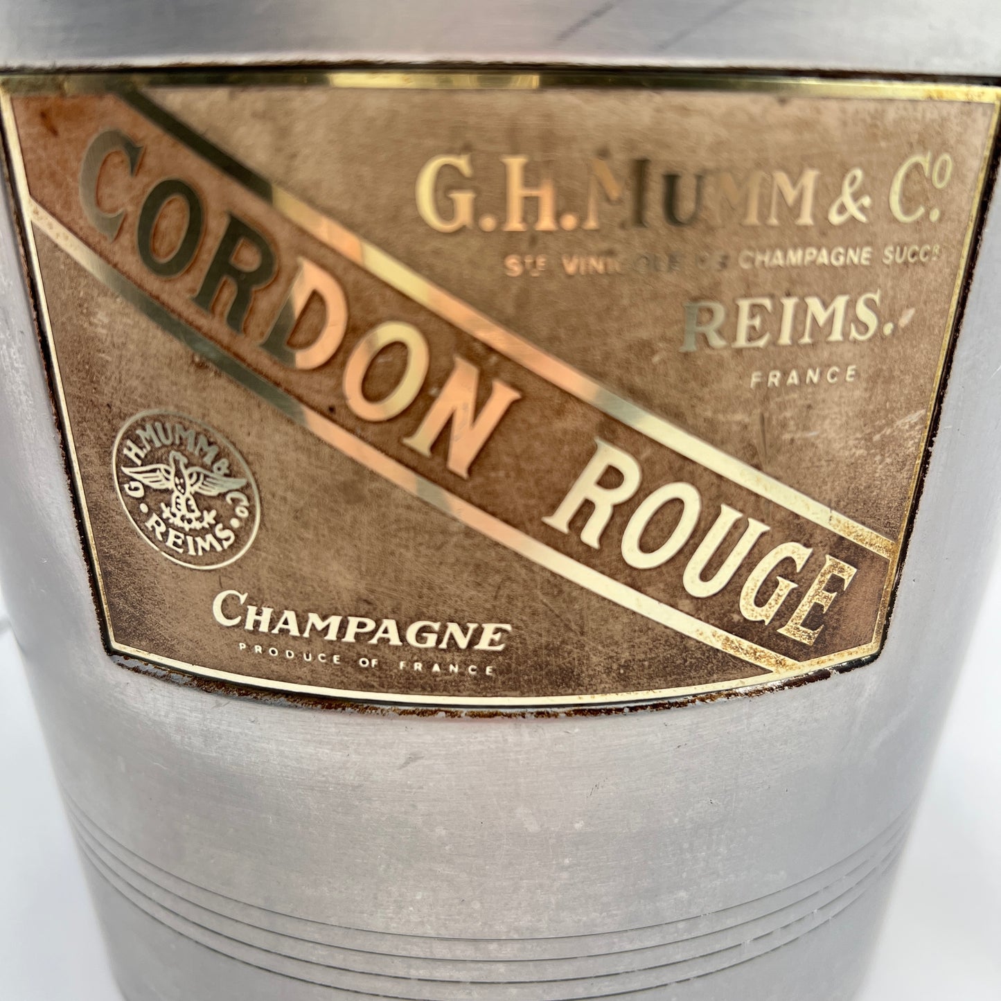 Kultowe Wiaderko Mumm Cordon Rouge – Francuski Szyk i Historia (Vintage)