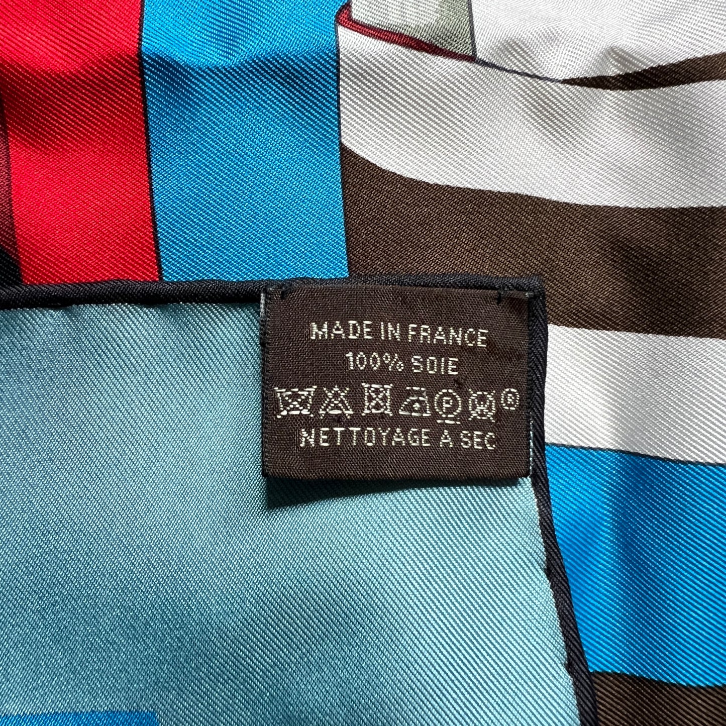 Apaszka Hermès Double Sangle 2018 - Carré 90 Jedwab Vintage