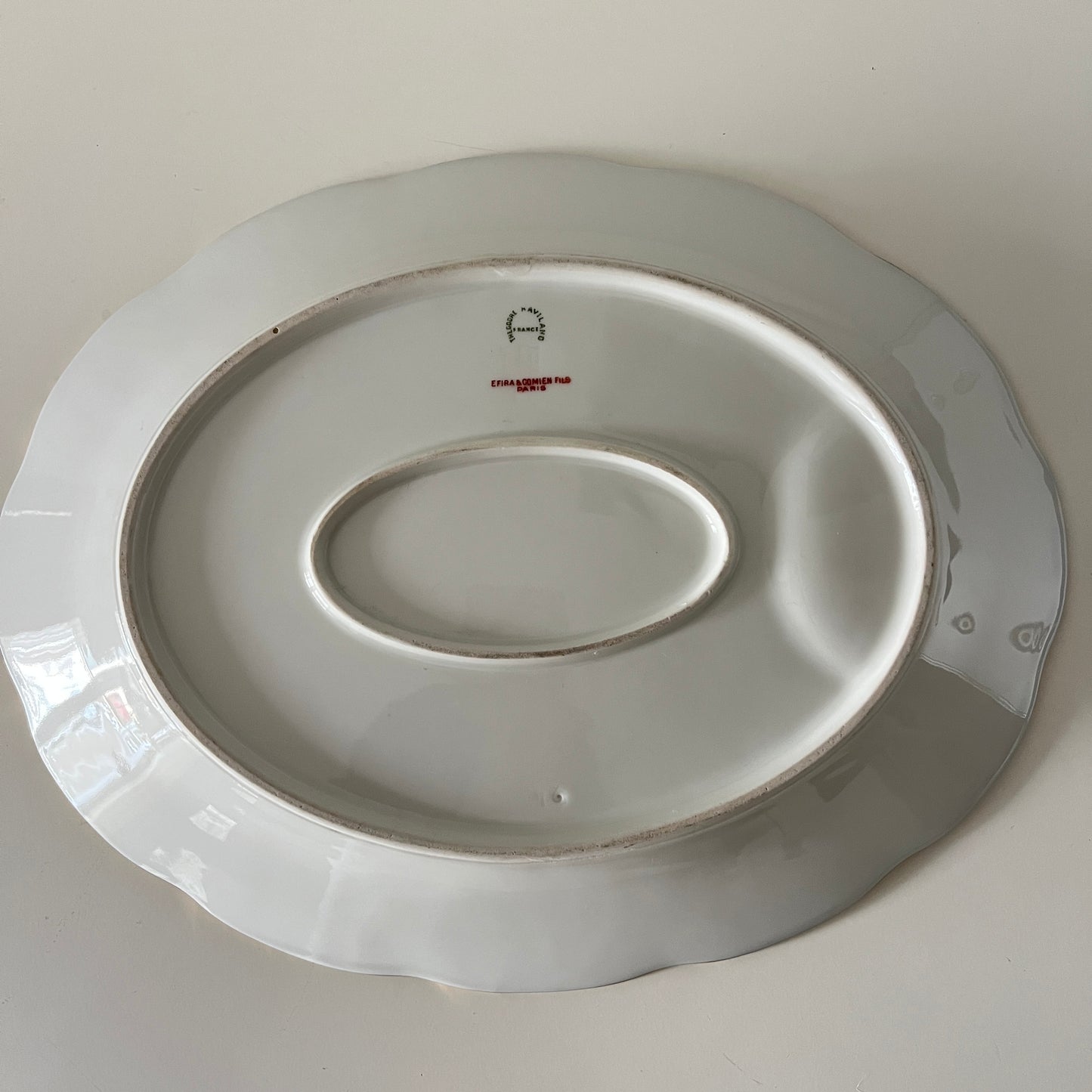 Półmisek Theodore Haviland Limoges - Monogram Vintage 35x28 cm