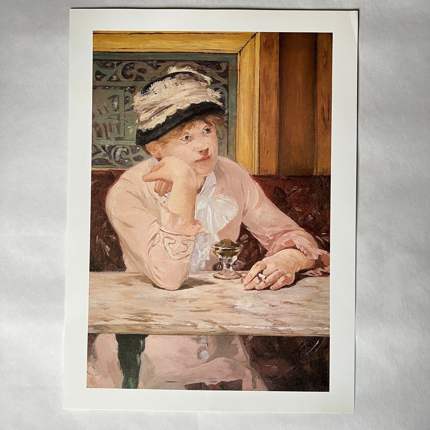 Zestaw 4 Plakaty Reprodukcje Obrazów Manet 28x38 cm Vintage