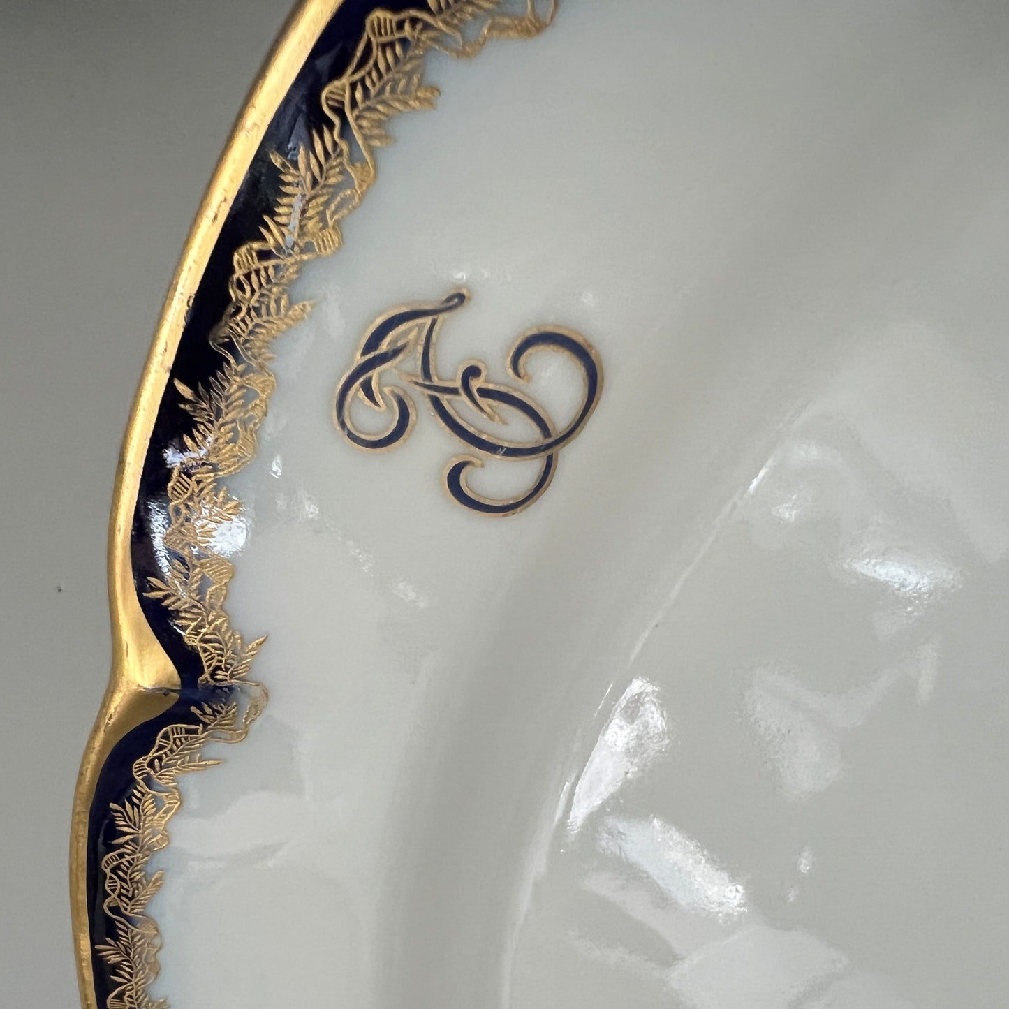 Półmisek Theodore Haviland Limoges - Monogram Vintage 35x28 cm