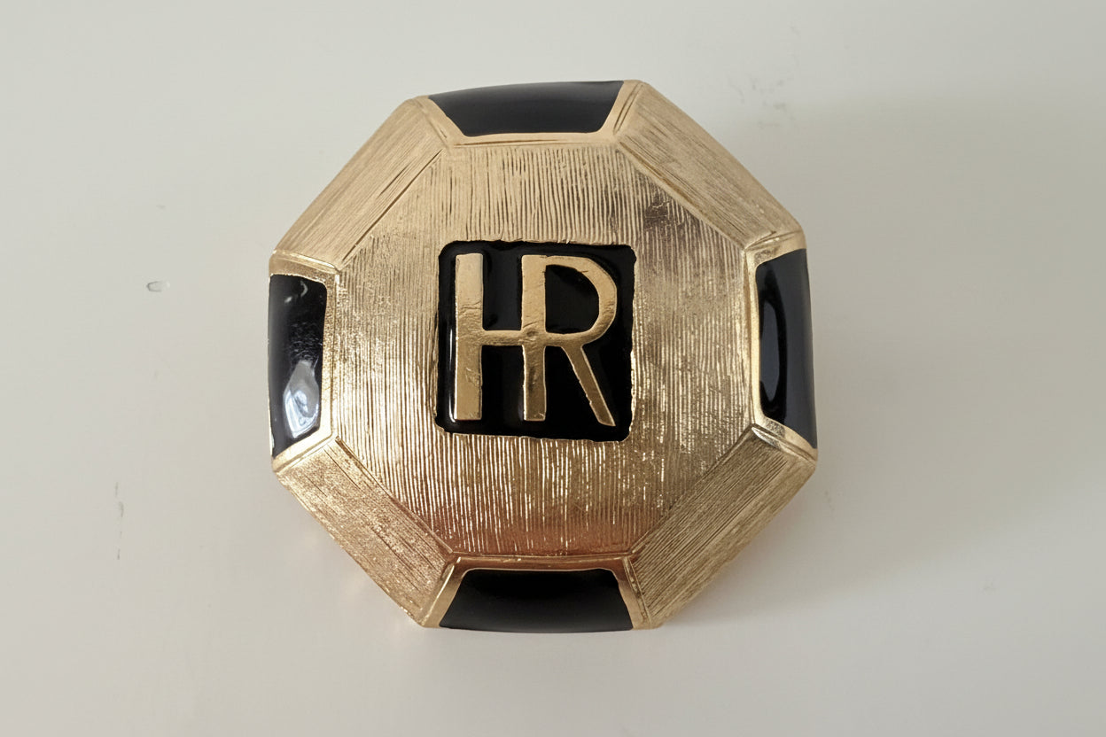 Broszka Vintage Helena Rubinstein - Rzadki Unikat z Paryża