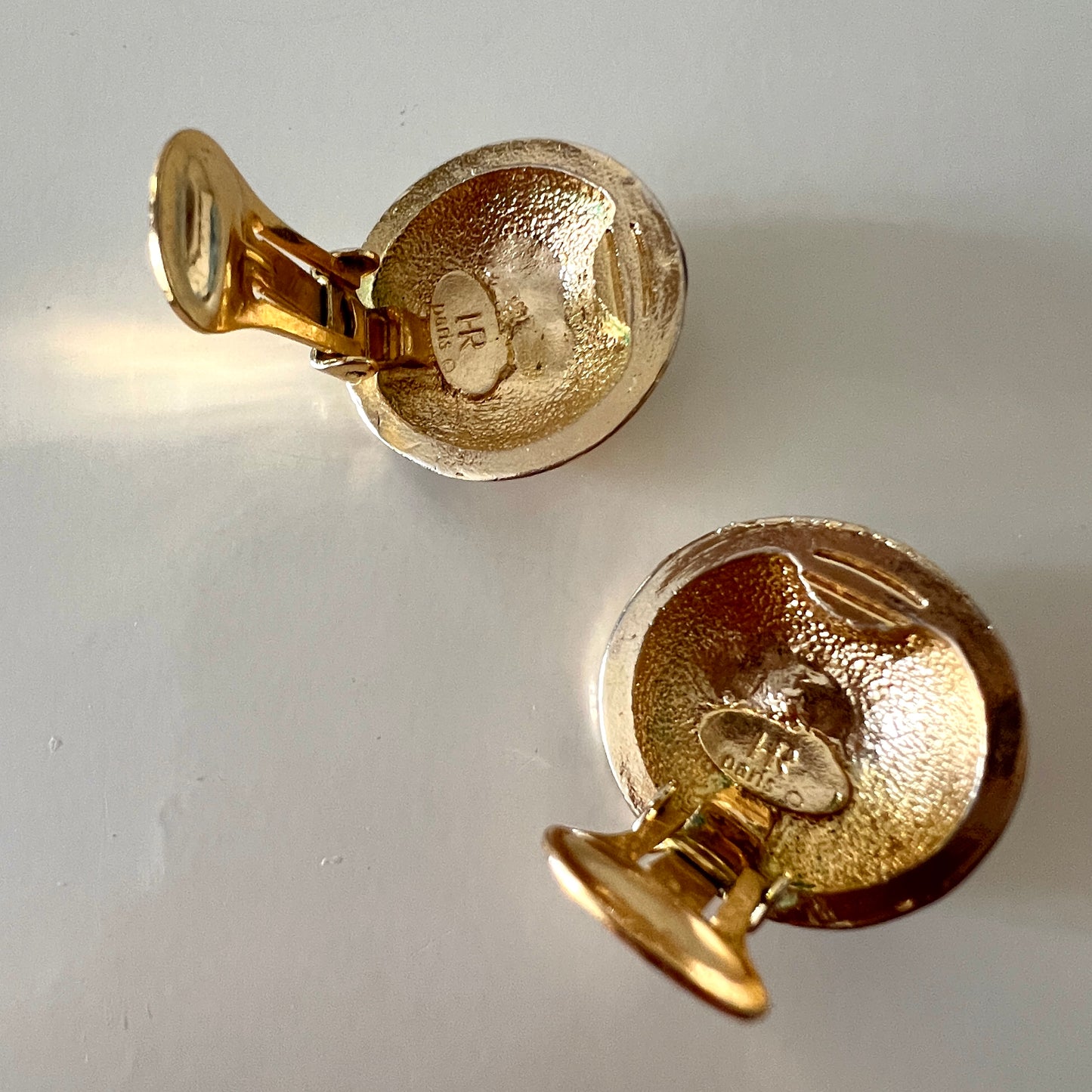 Helena Rubinstein – klipsy w stylu art déco, czerń i kryształ