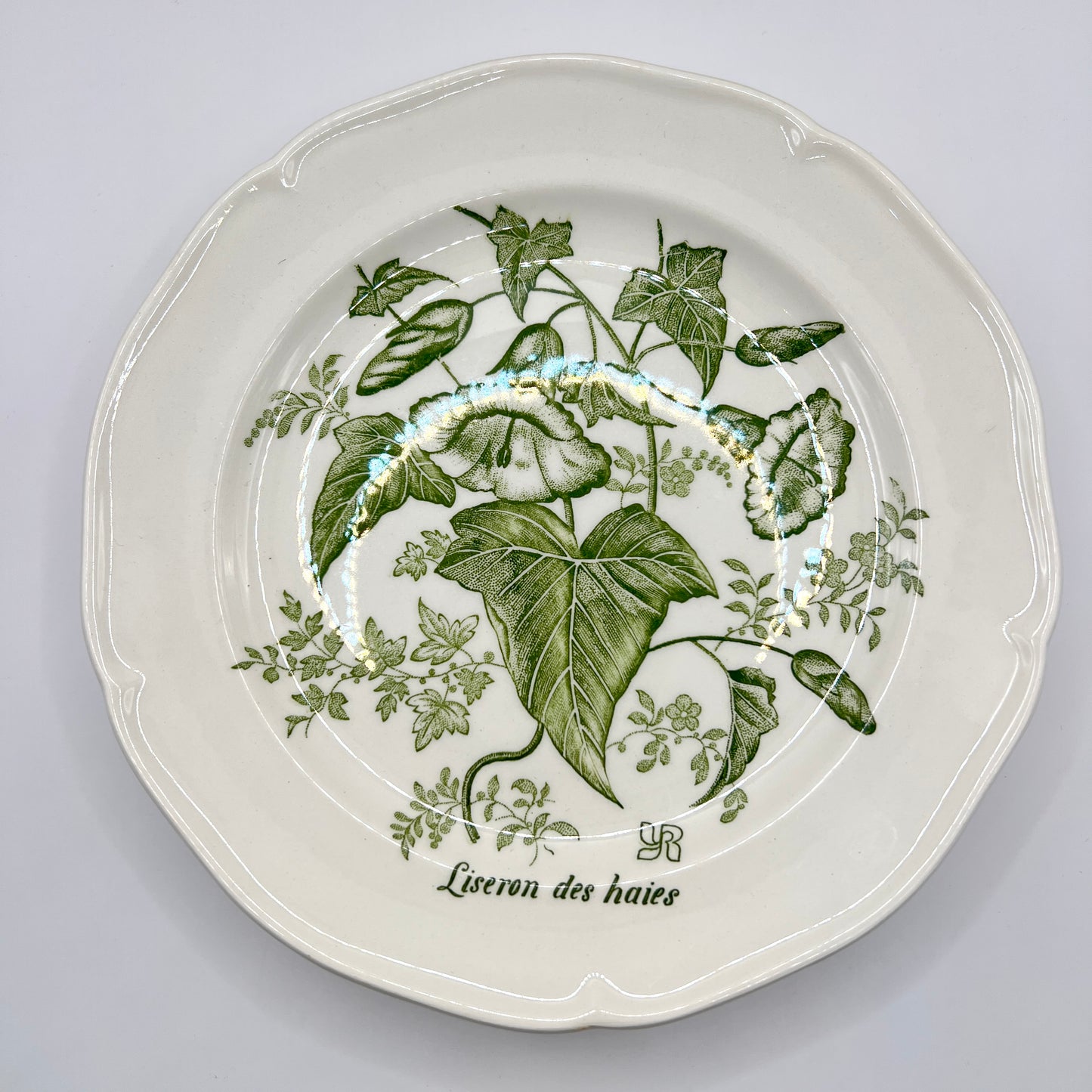 Zestaw 4 Talerzy Gien France – Kolekcja Liseron des haies | Vintage