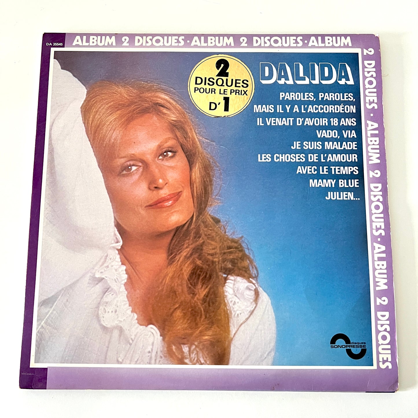 Podwójna płyta DALIDA najlepsze hity.