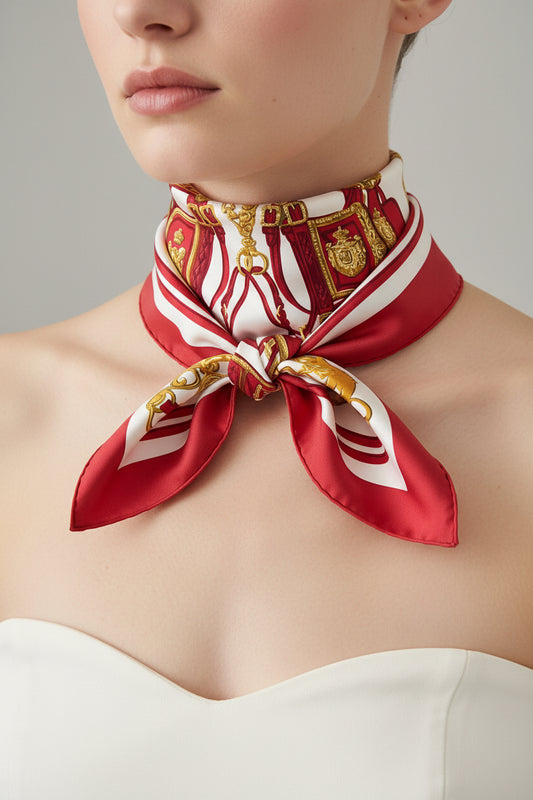 Apaszka Hermès Bride de Gala - Jedwab 40x40 cm Vintage