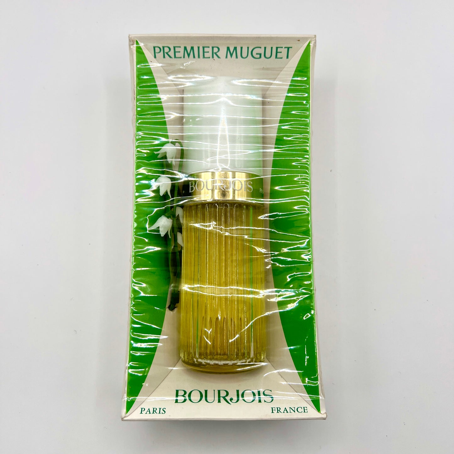Bourjois „Premier Muguet” Vintage perfumy z 1955 roku -Oryginalne pudełko - Francja -Rzadki zapach niedostępny w sprzedaży