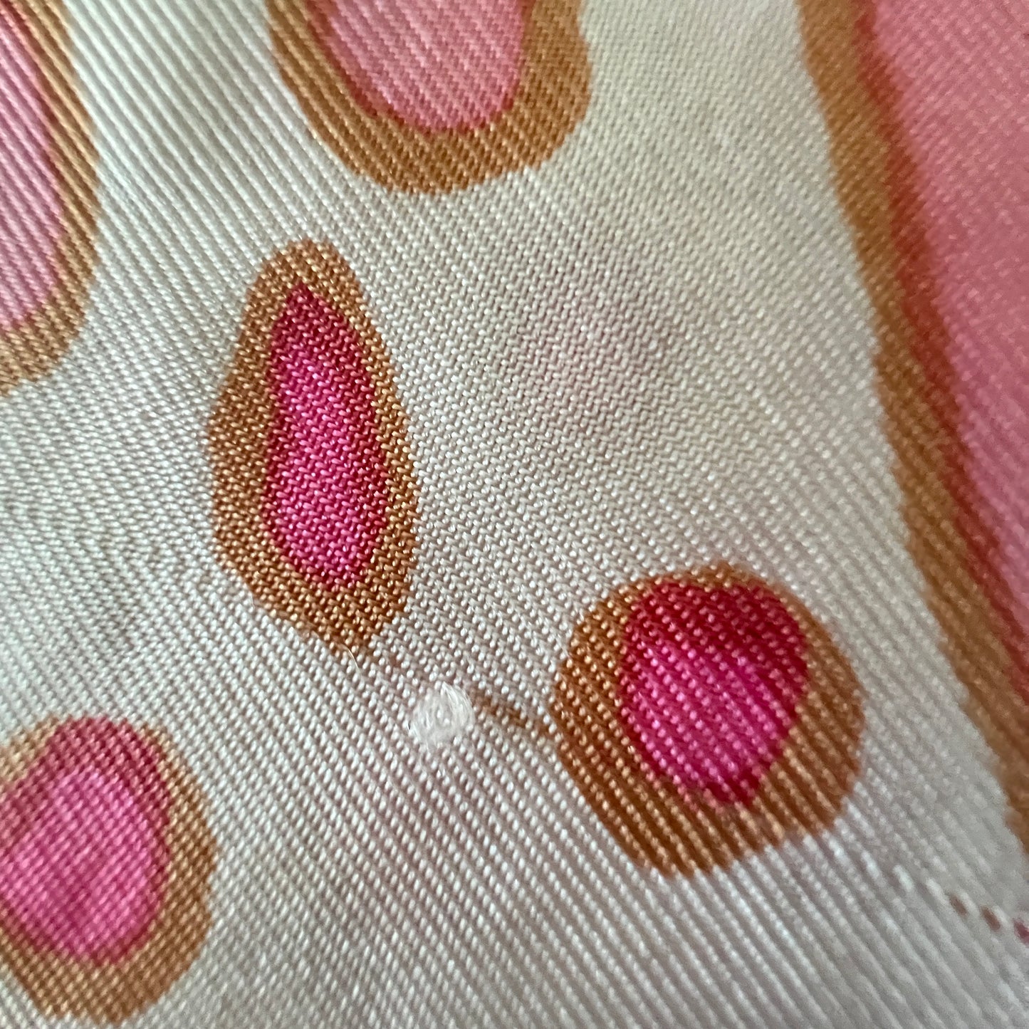 Apaszka Christian Dior – różowo-pudrowa, wzór paisley, 80×80 cm, oryginalne pudełko
