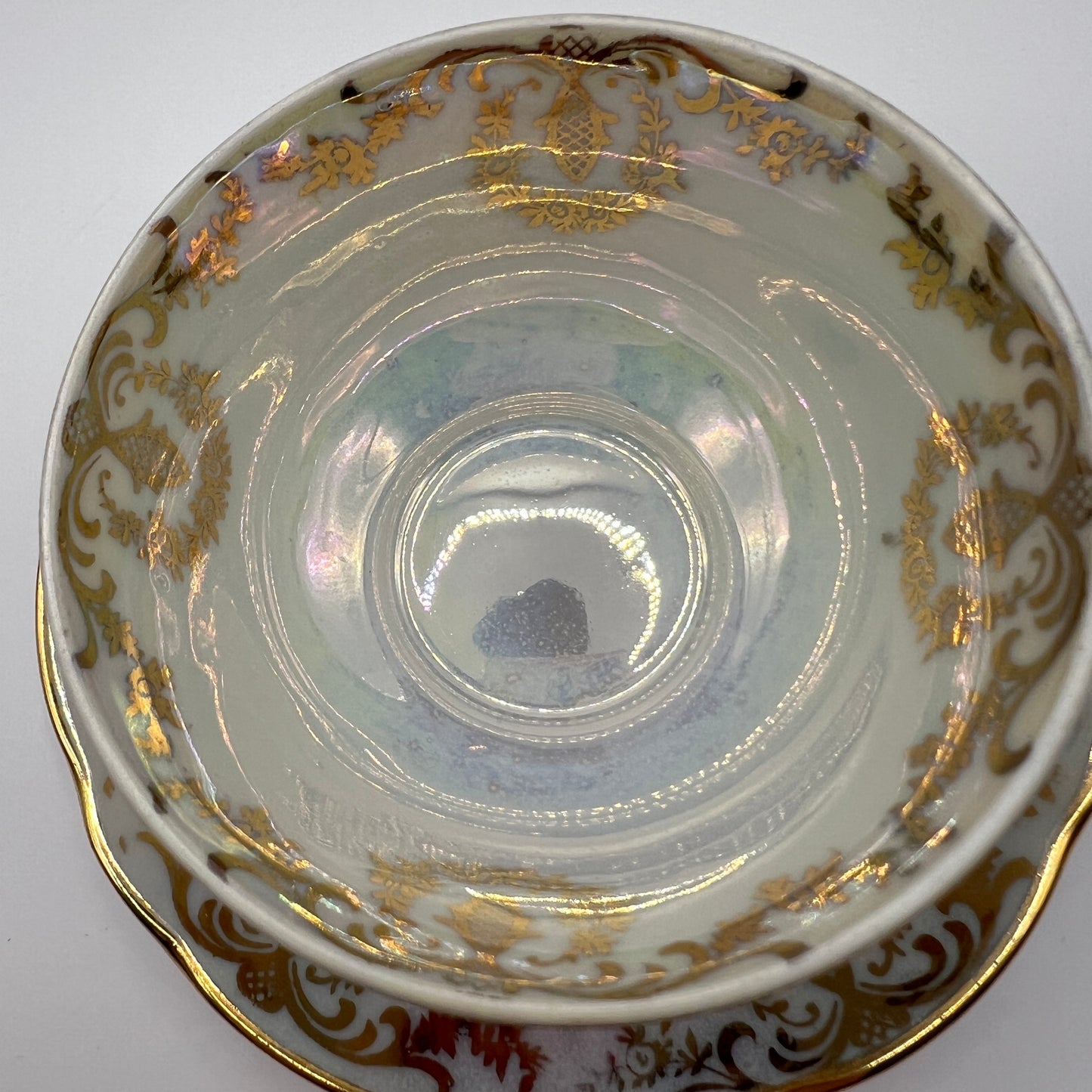 Ekskluzywny Serwis Kawowy Porcelaine France – Sceny Miłosne Fragonard, Złocenia i Iryzacja