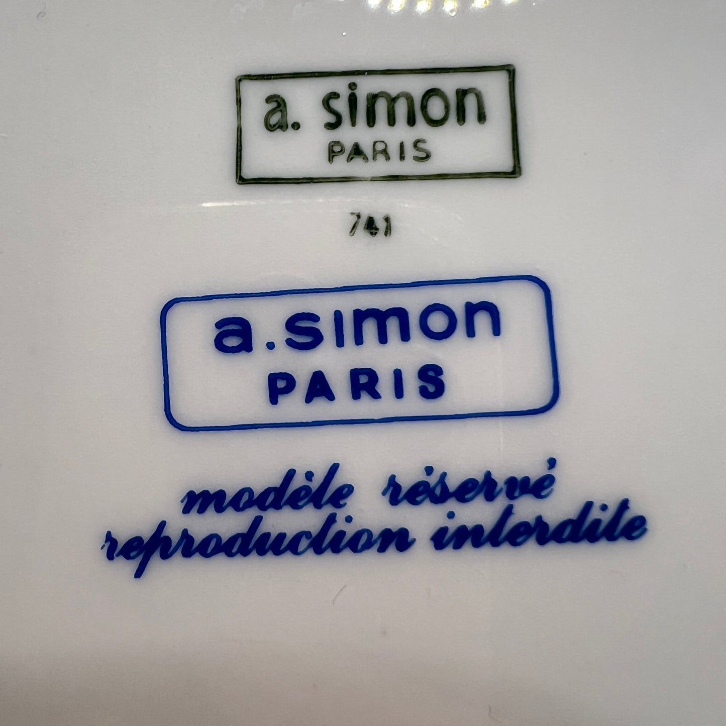 Wyjątkowy zestaw porcelany od legendarnej marki A. Simon Paris