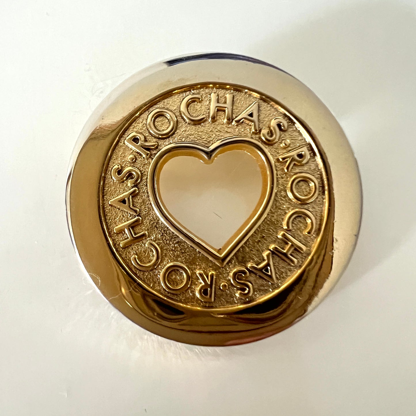 Broszka Vintage Rochas - Rzadki Unikat z Paryża