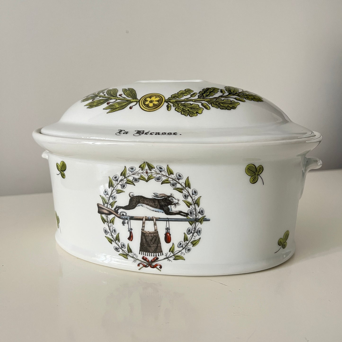Luksusowa teryna Porcelaine d'Auteuil Paris – „Le Lièvre & La Bécasse”