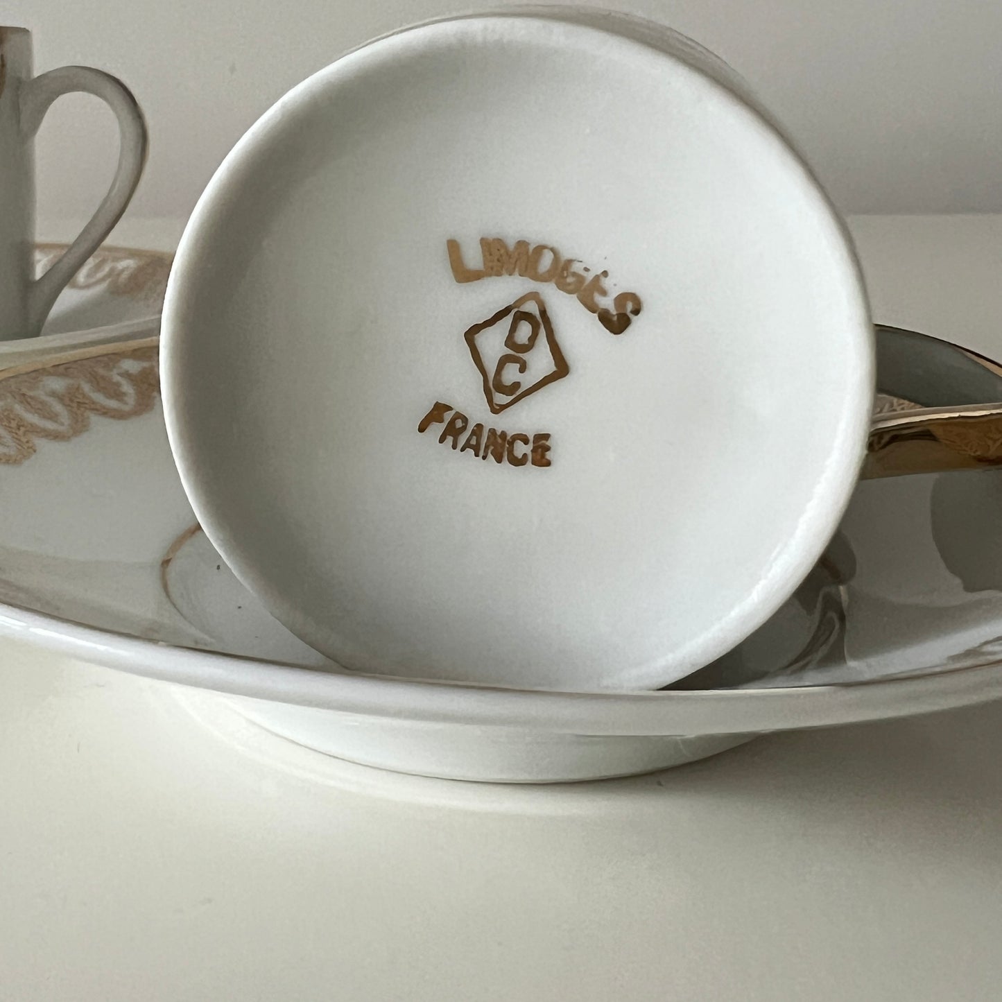 Zestaw 2 Filiżanek Limoges France - Napoleon Bonaparte i Cesarzowa Józefina