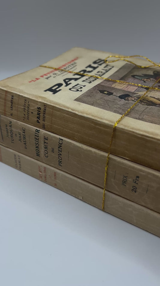 Biblioteka Pasjonata: Francuska Literatura Historyczna Vintage - Zestaw 3 Książek